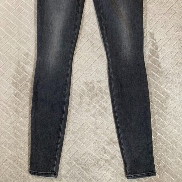 Madewell Womens 1 Denim Jeans Faded Black Uni Fit Skinny Mid Rise Stretch New - Picture 3 of 11